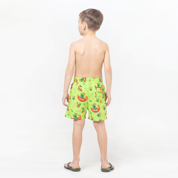 Avocado and Watermelon Fun in the Sun Shorts