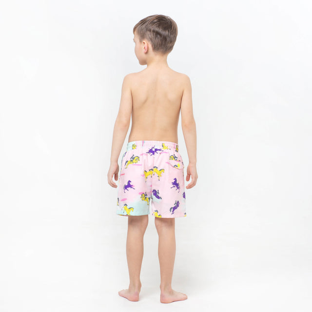 Galloping Racehorses Fun in the Sun Shorts