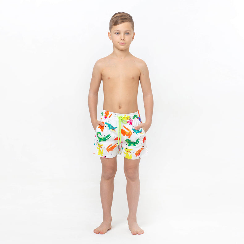 Multicolored Crocs  Fun in the Sun Shorts