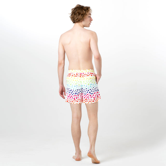 Multicolored Dots Fun in the Sun Shorts