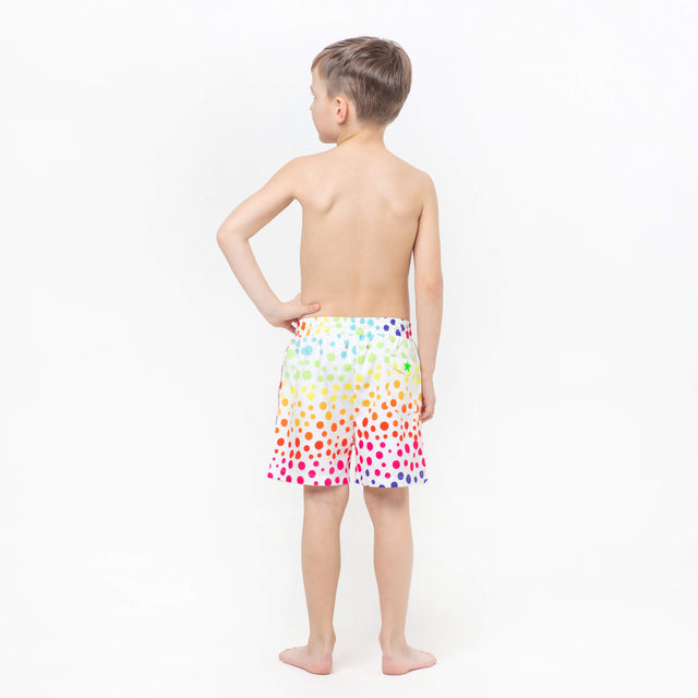 Multicolored Dots Fun in the Sun Shorts