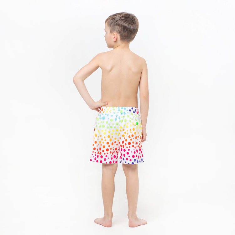 Multicolored Dots Fun in the Sun Shorts