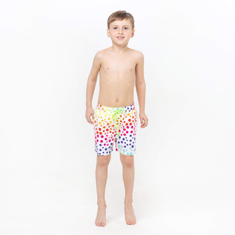 Multicolored Dots Fun in the Sun Shorts
