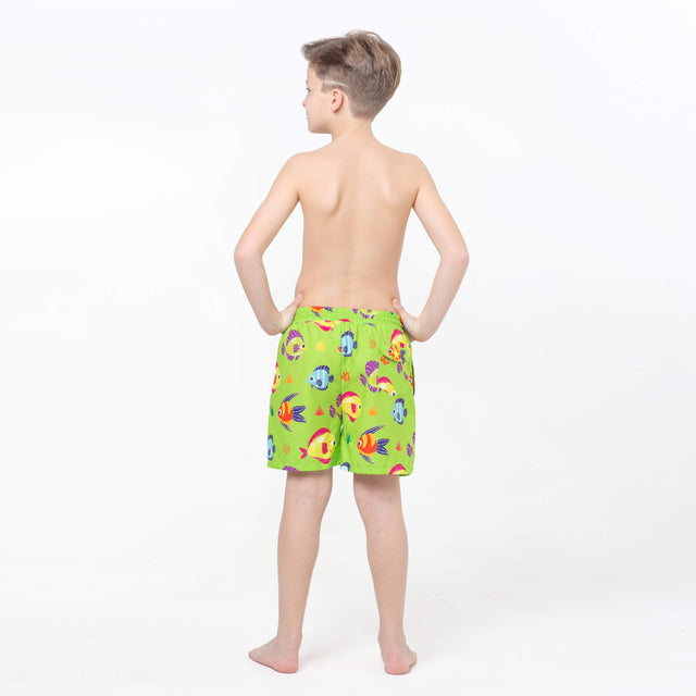 Multicolored Fish Fun in the Sun Shorts