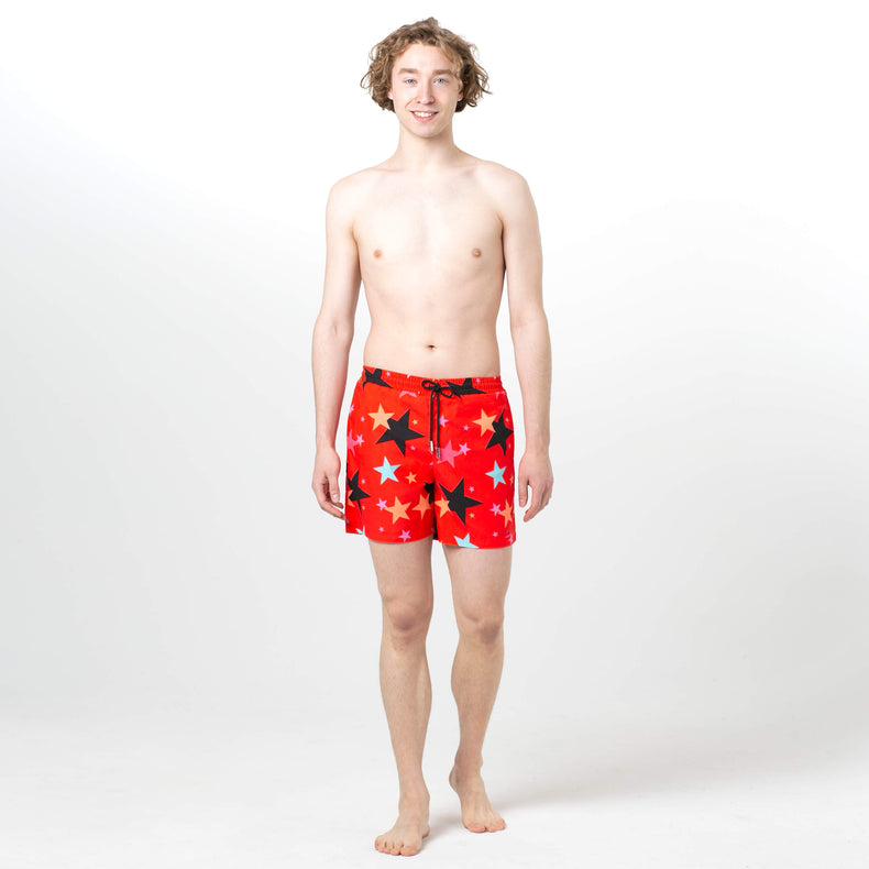 Multicolored Stars Fun in the Sun Shorts