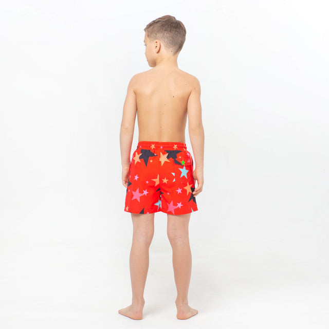 Multicolored Stars Fun in the Sun Shorts