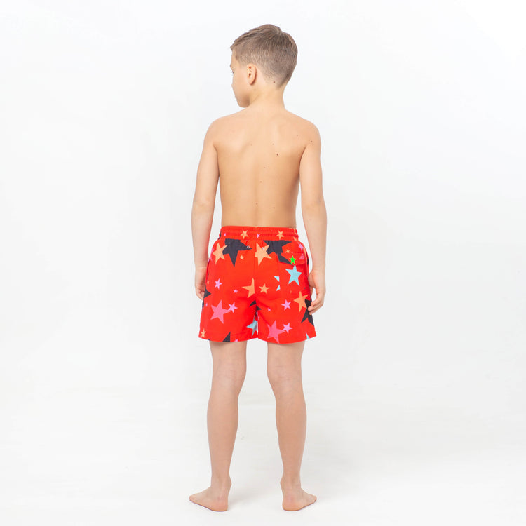 Multicolored Stars Fun in the Sun Shorts