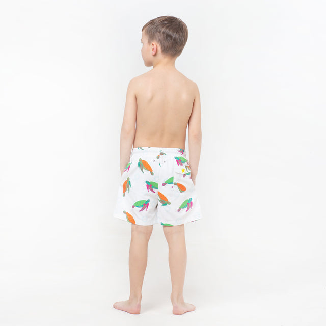 Multicolored Tortoises Fun in the Sun Shorts