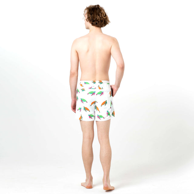 Multicolored Tortoises Fun in the Sun Shorts
