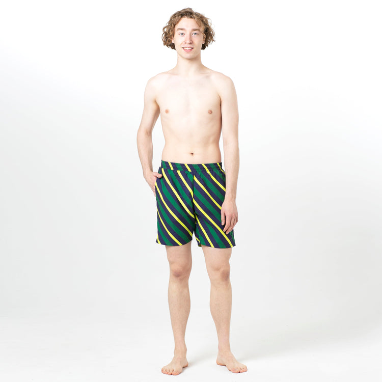 Citrus Attack, Sideway Stripes Reversible Flipout Shorts