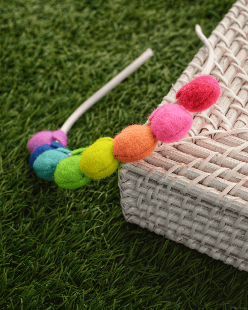 MULTICOLOUR BALLS HAIRBAND