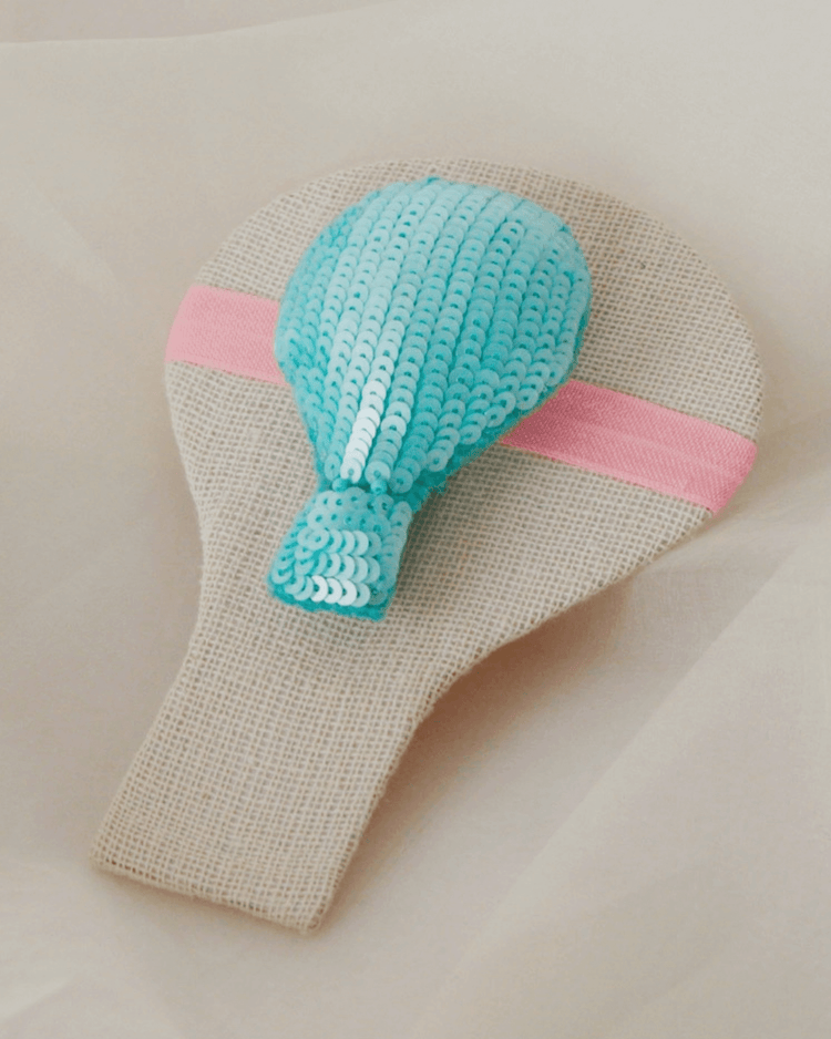Anaario Parachute Hair Ties, Light Blue hair tie for kids