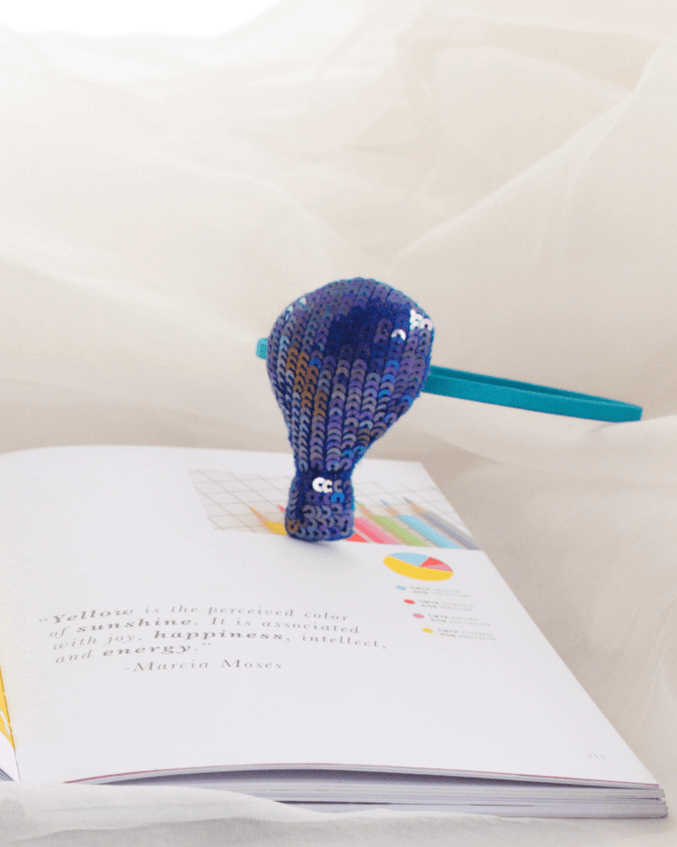 Anaario Parachute Hairband, Blue hairband for kids