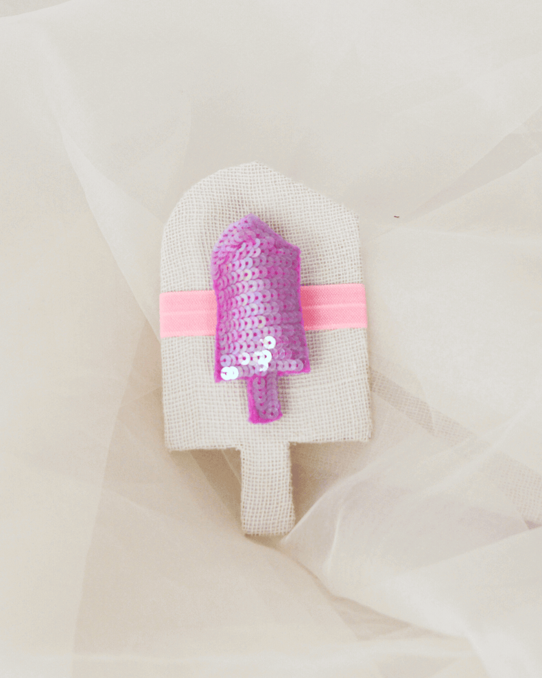 Anaario Popsicle Hair Ties, Purple hair tie for kids