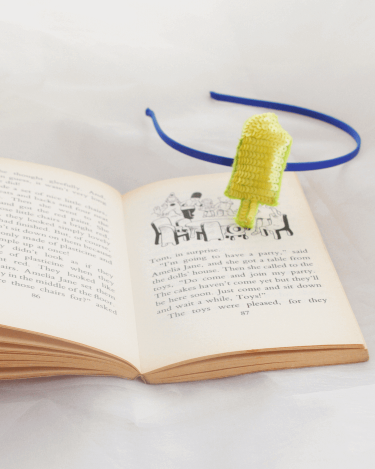 Anaario Popsicle Hairband, Yellow hairband for kids
