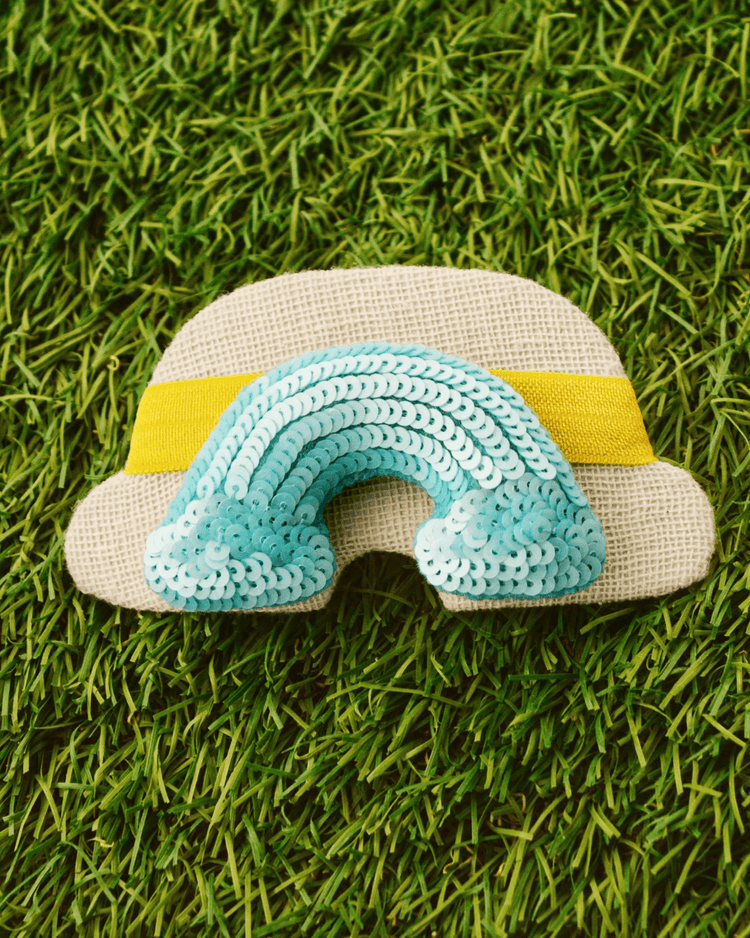 Anaario Rainbow Hair Ties, Light Blue hair tie for kids