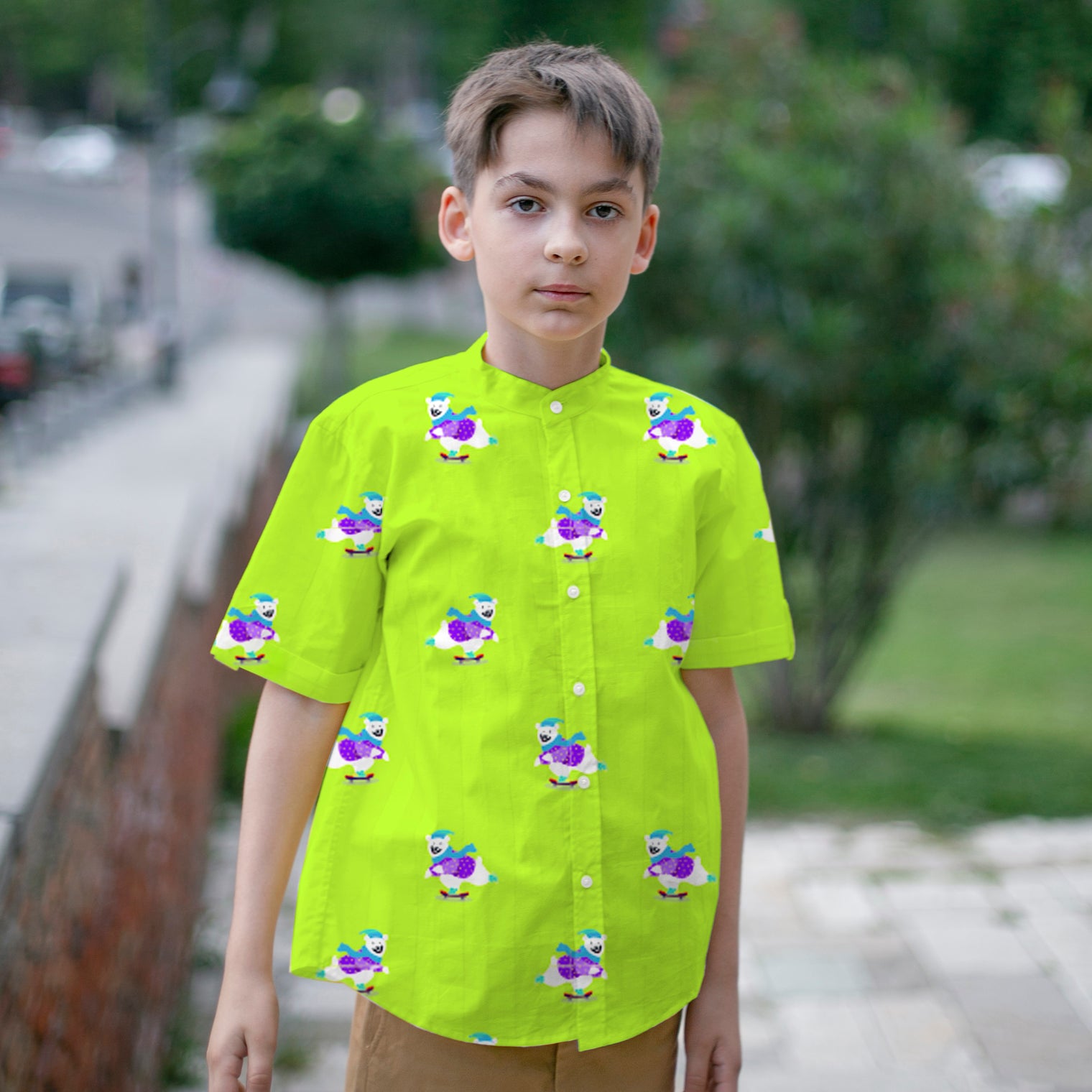 Tropic Classique Shirt (Skating polar bears)