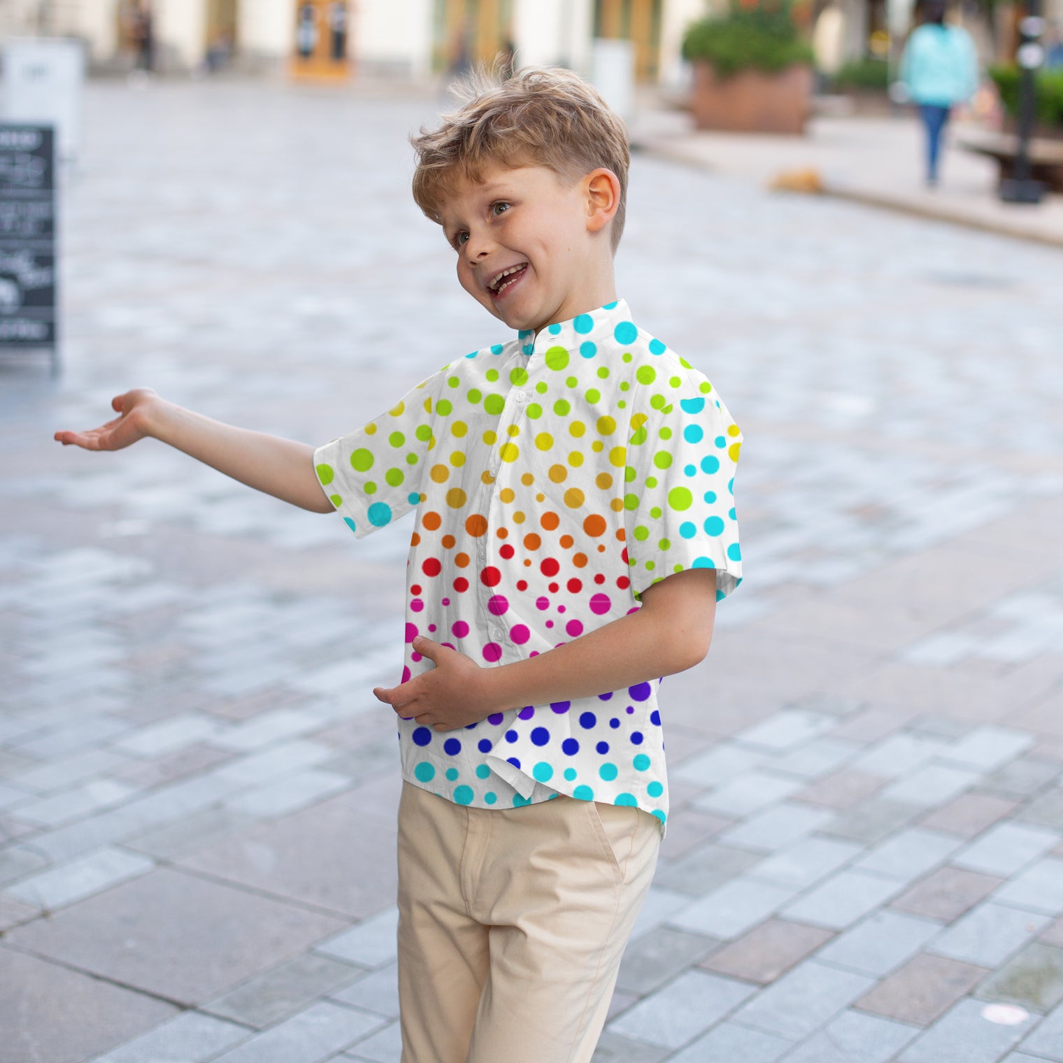 Tropic Classique Shirt (Multicoloured polka)