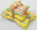 Snuggles and Cuddles Baby Blanket Gift Bundle (Multicoloured neon alphabets) features
