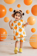 The Cloud Nine Girls' Shorts Set features