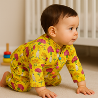 Yellow Floral Cotton Co-ord Set