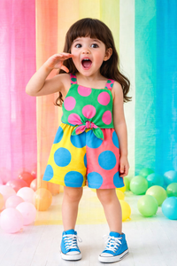 The Carnival Color-Block Romper