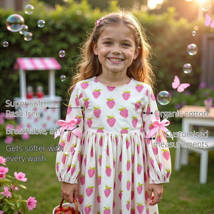 Berry Bloom Girls' Dress features