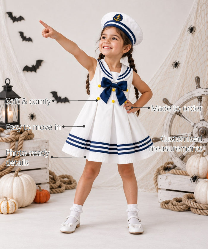Sailor Girl Costume features