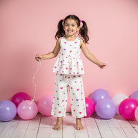 Pink Hearts Co-ord Set