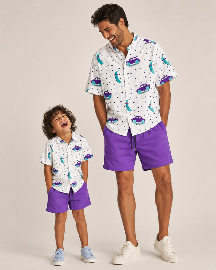 Purple Magic Short Set