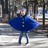 Blossom Girls' Cape Coat features