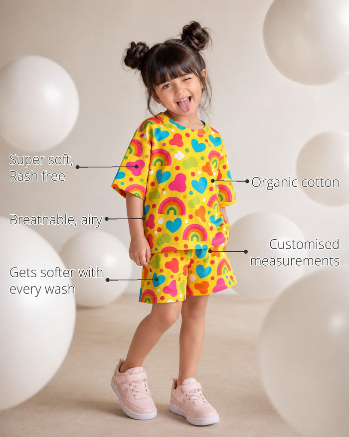 The Jellybean Girls' Shorts Set features