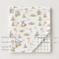 Carnival Windmill Bamboo Baby Quilt features