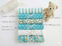 Baby Cotton Napkins (Set of 6) features