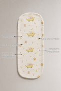Banana Bamboo Baby Burp Cloth features