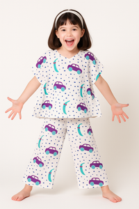 Banana and race cars Co-ord Set