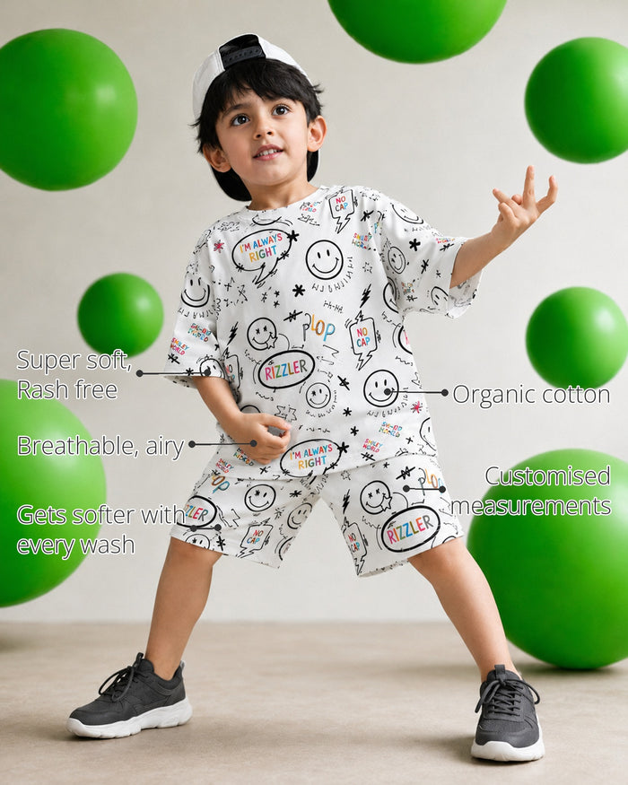 Rizzler Boys' Co-ord Set features