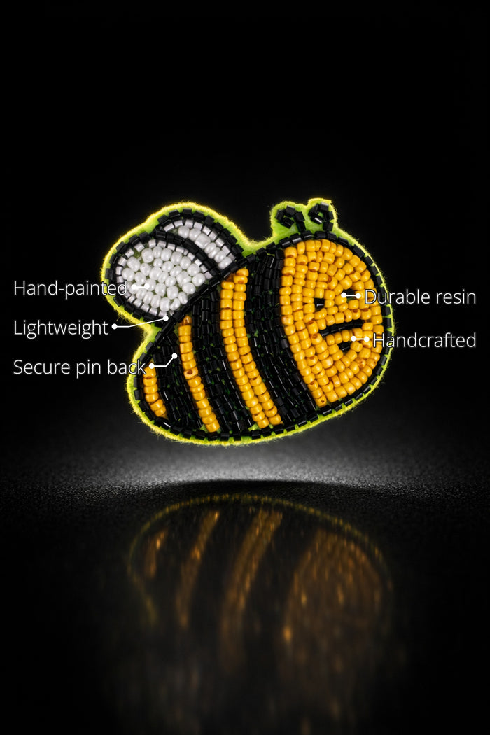 Bee Brooch features