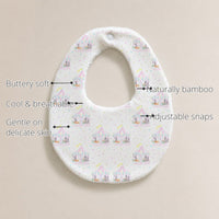 Merry-Go-Round Bamboo Baby Bib features