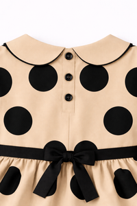 The Midnight Polka Dress