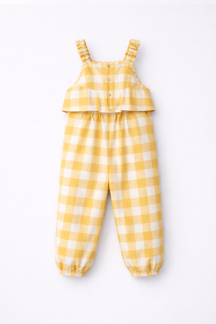The Honeybee Checker Jumpsuit