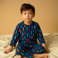 Midnight Dots Pajama Set - Night Wear