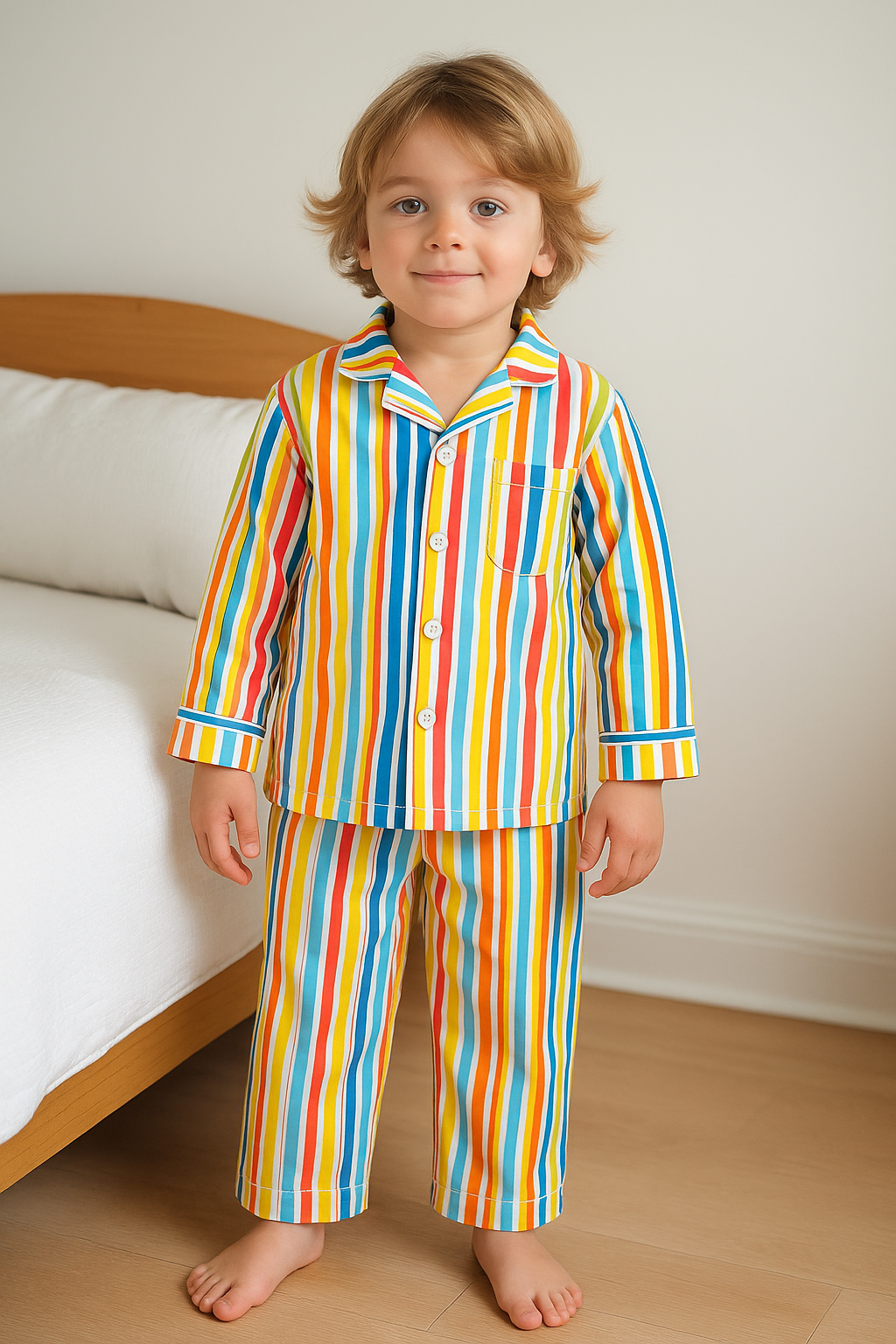 Candy Stripes Pajama Set - Night Wear