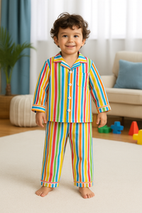 Candy Stripes Pajama Set - Night Wear