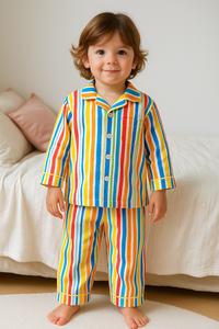 Candy Stripes Pajama Set - Night Wear