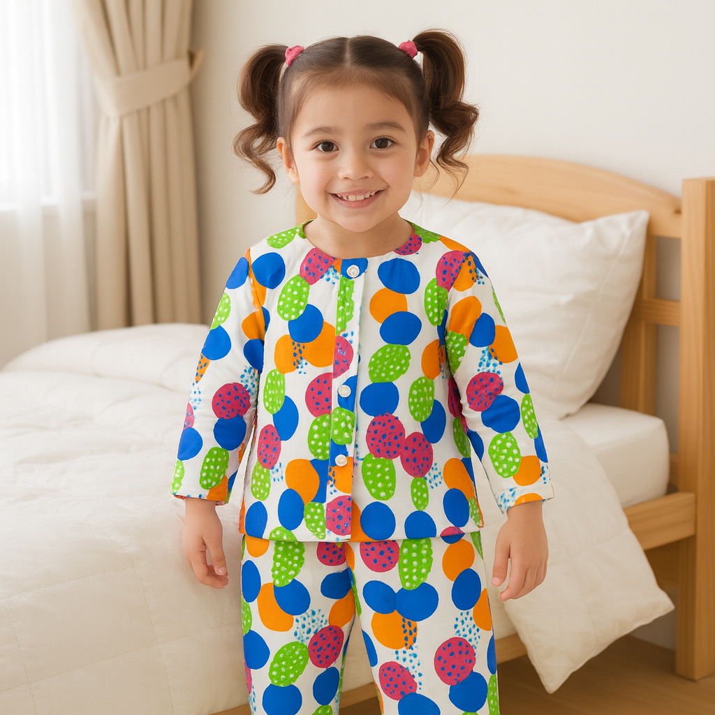Jolly Bubbles Pajama Set - Night Wear