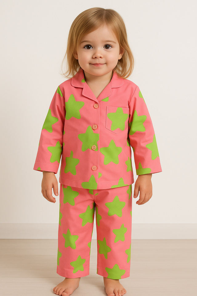 Starry Dreams Pajama Set - Night Wear