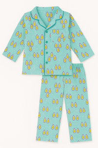 Raindrop Bliss Pajama Set - Night Wear