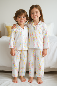 Rainbow Dots Pajama Set - Night Wear