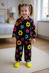 Groovy Bloom Night Suit